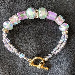 Bracelet Moreno Glass Lamp-made Beads